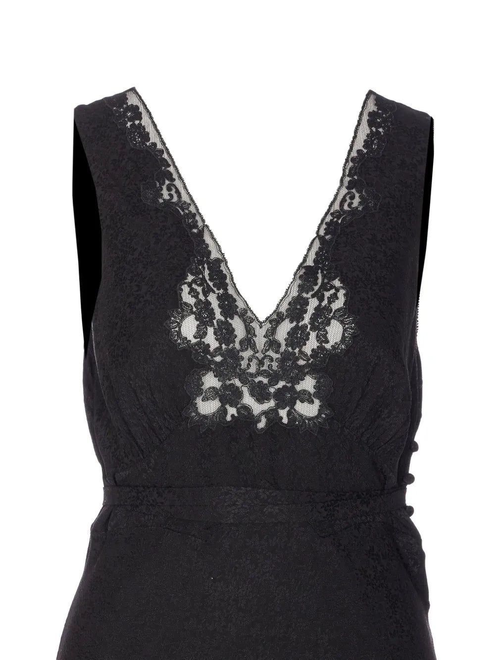 Chloé - robe à empiècements en dentelle