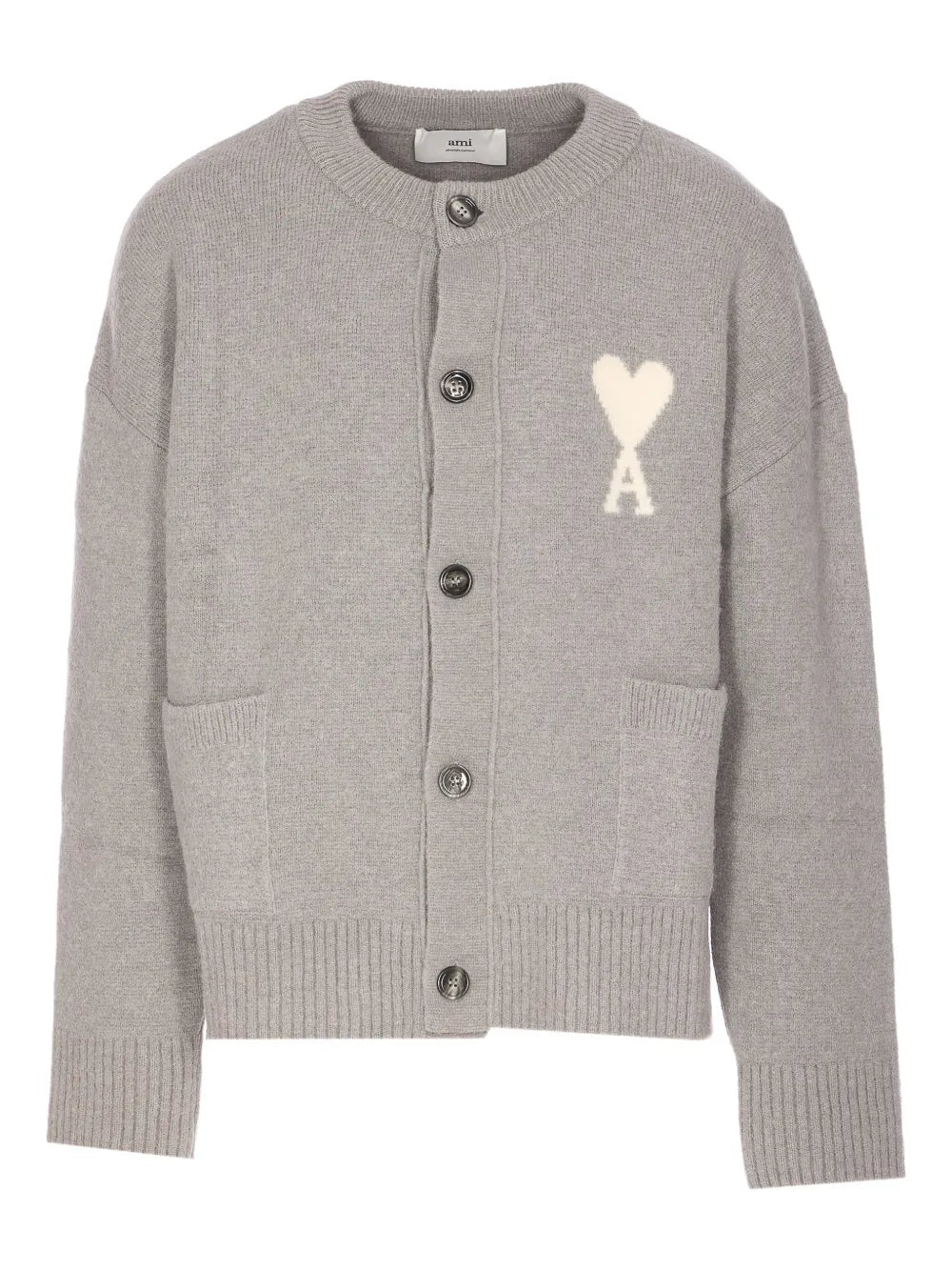 AMI PARIS - cardigan en cachemire bicolore