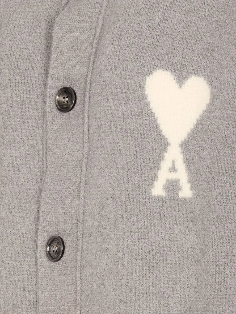 AMI PARIS - cardigan en cachemire bicolore
