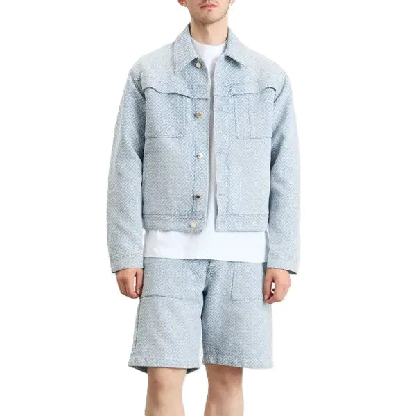 Casablanca - veste en denim Monogram
