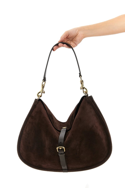 ÉTRO - sac Pony XL en suède