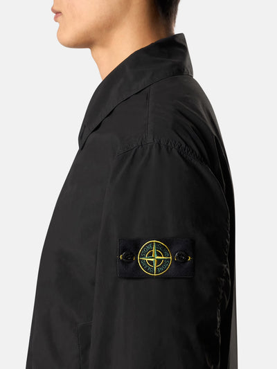 STONE ISLAND - Blouson déperlant noir