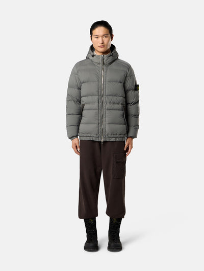 STONE ISLAND - Doudoune seamless grise