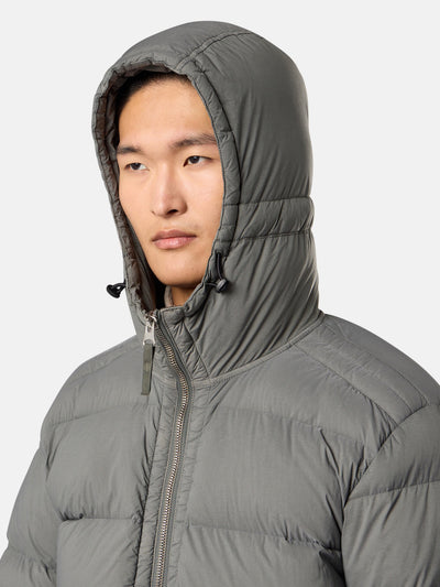 STONE ISLAND - Doudoune seamless grise