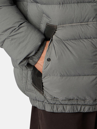 STONE ISLAND - Doudoune seamless grise