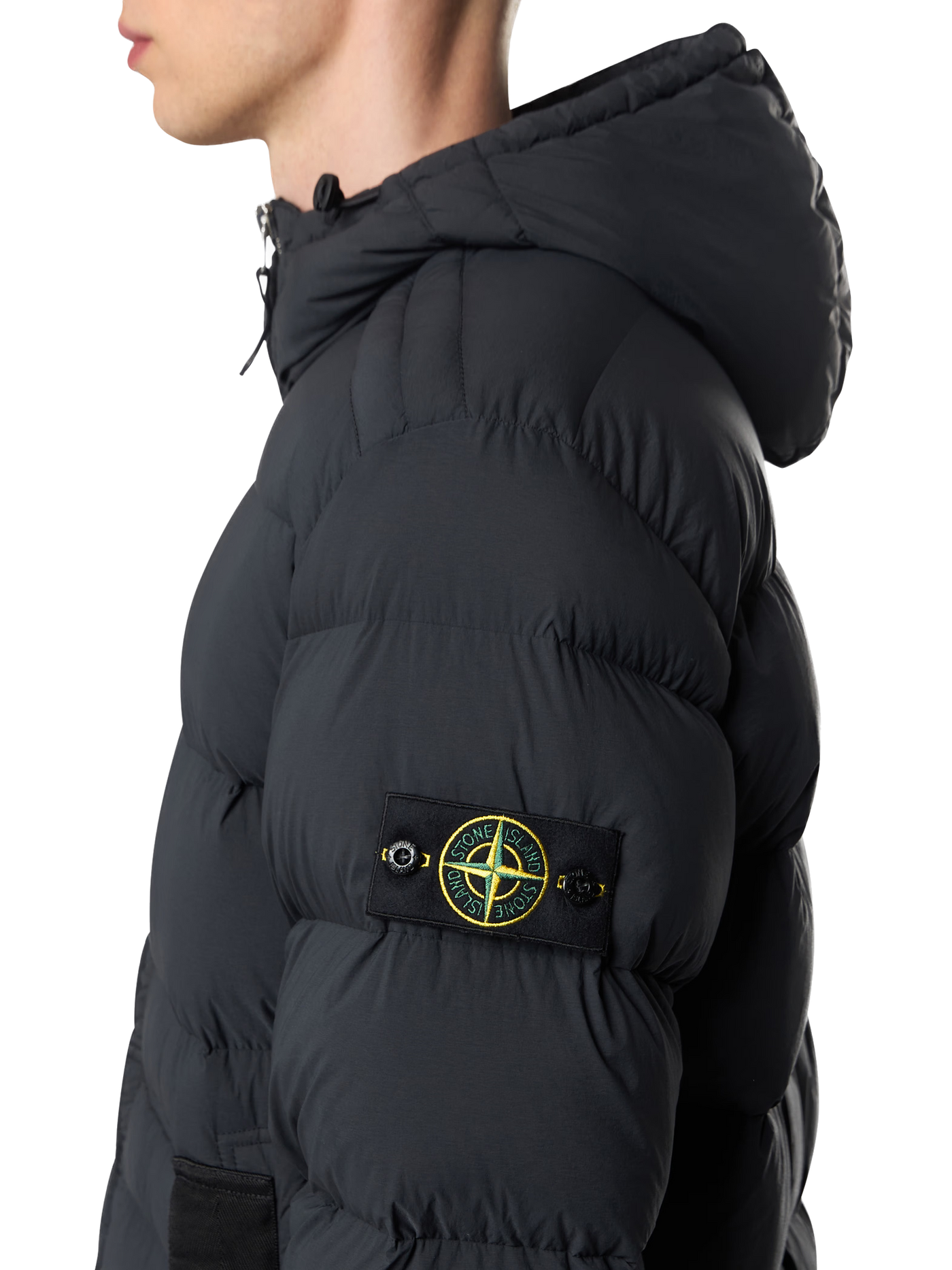 STONE ISLAND - Doudoune Seamless Noire