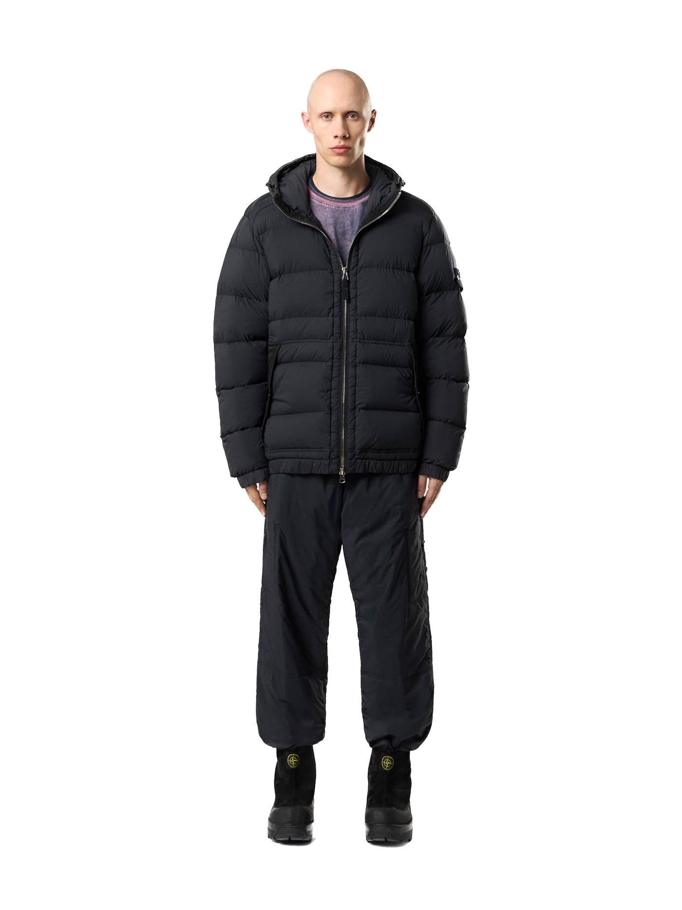 STONE ISLAND - Doudoune Seamless Noire