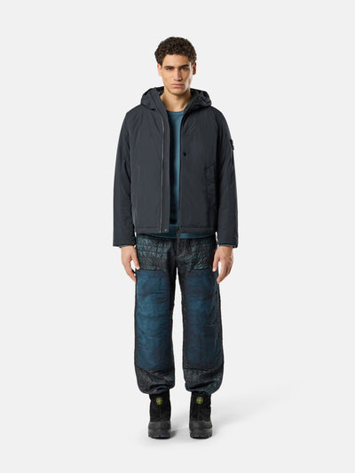 STONE ISLAND - Veste à capuche en Micro Twill Noire
