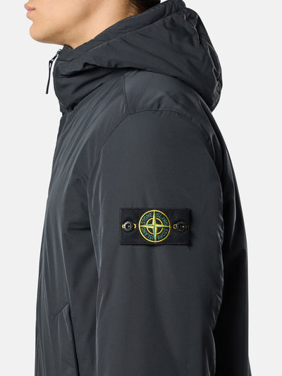 STONE ISLAND - Veste à capuche en Micro Twill Noire