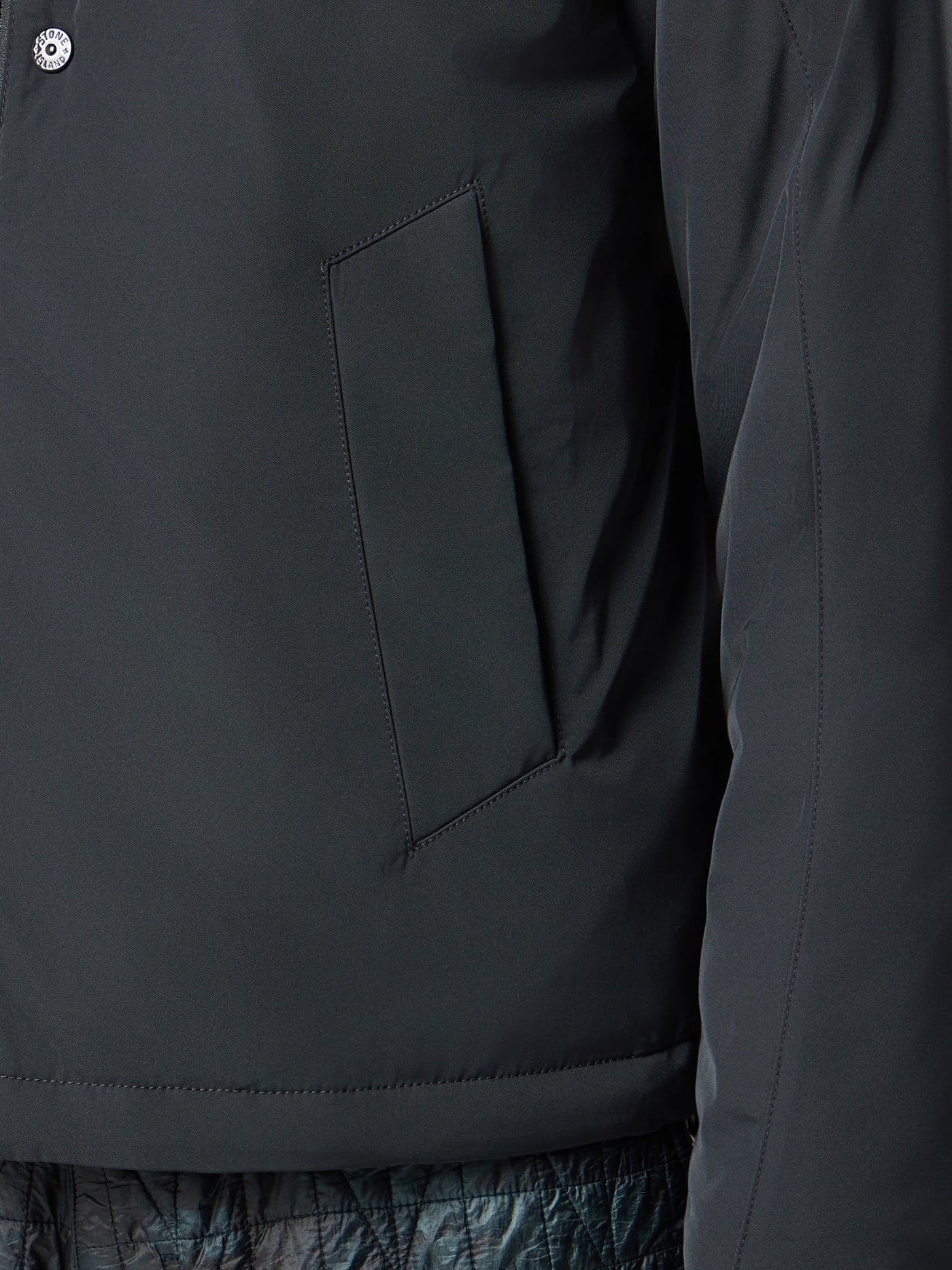 STONE ISLAND - Veste à capuche en Micro Twill Noire