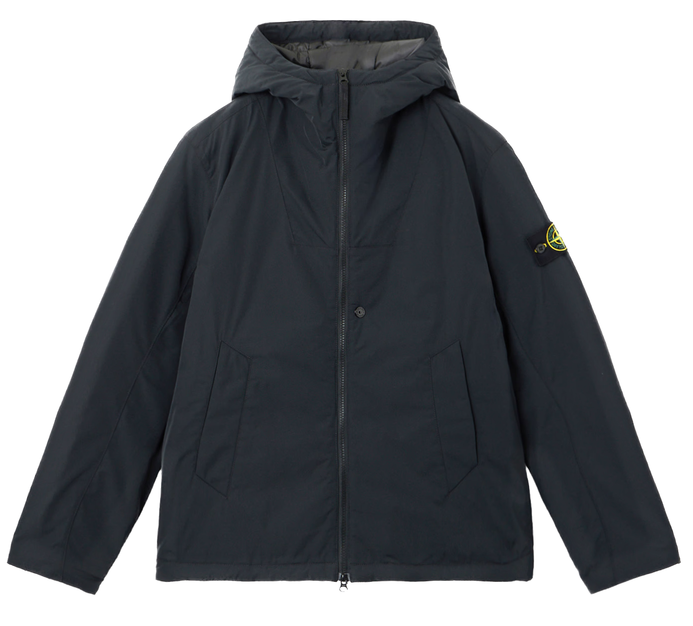 STONE ISLAND - Veste à capuche en Micro Twill Noire