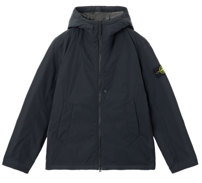 STONE ISLAND - Veste à capuche en Micro Twill Noire