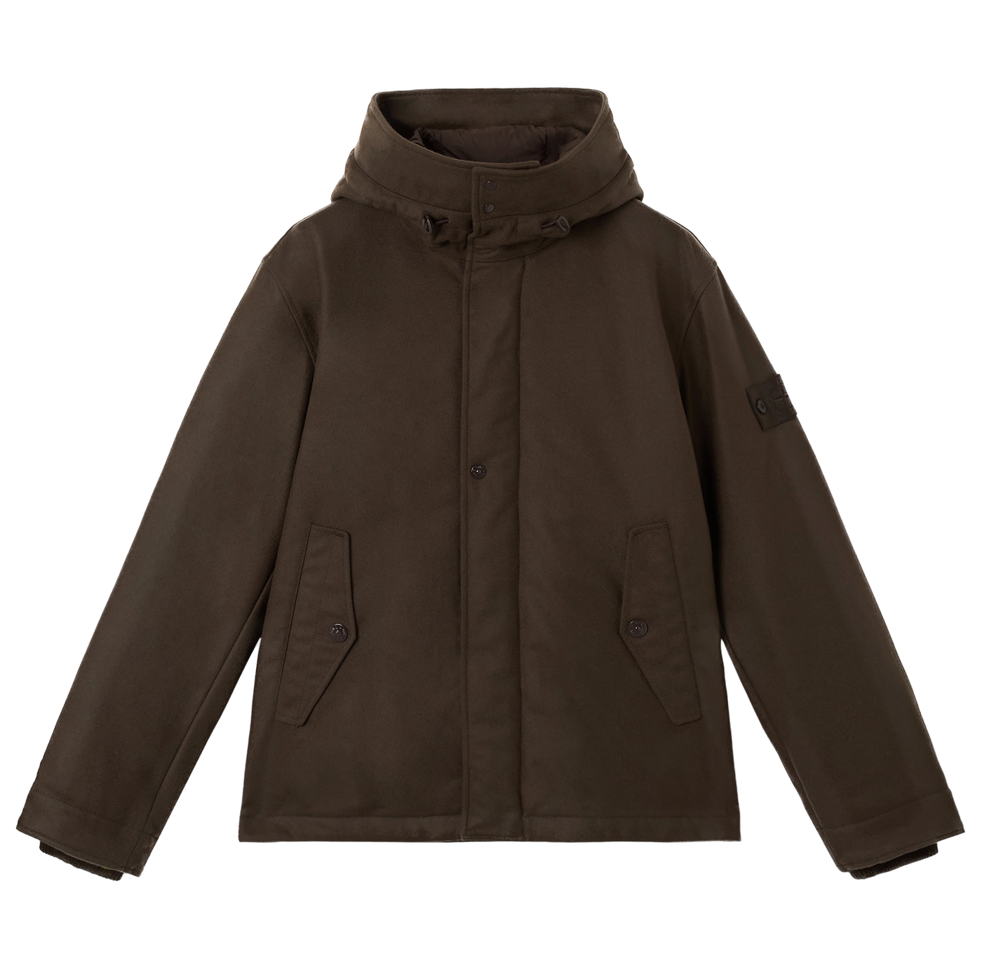 STONE ISLAND GHOST - Doudoune en laine Chocolat