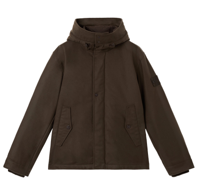 STONE ISLAND GHOST - Doudoune en laine Chocolat