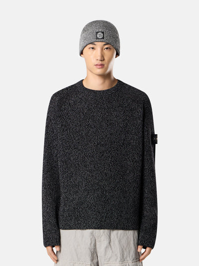 STONE ISLAND - Pull en maille réfléchissante