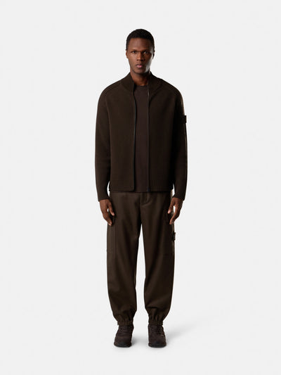 STONE ISLAND GHOST - Cardigan zippé Chocolat