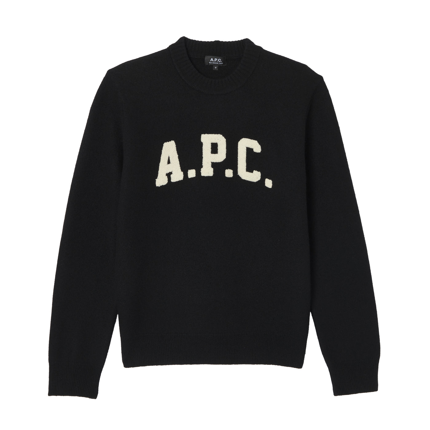 A.P.C - Pull col rond Jay noir