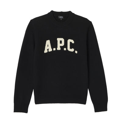 A.P.C - Pull col rond Jay noir
