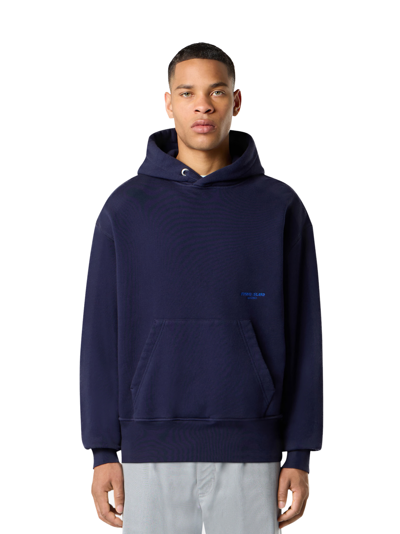 STONE ISLAND MARINA - Sweat-shirt à capuche poche kangourou