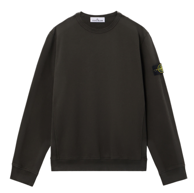 STONE ISLAND - Sweat-shirt ras-du-cou coupe regular avec insertions côtelées