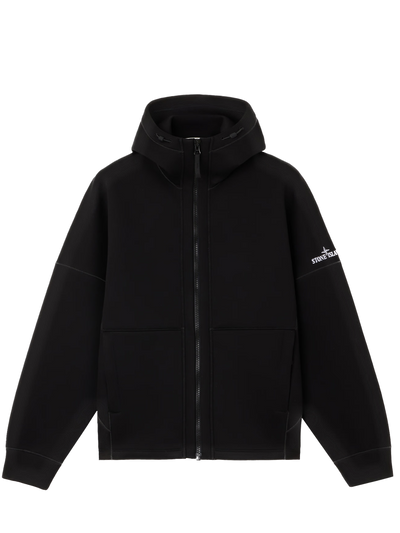 STONE ISLAND - Hoddie zippé en Scuba