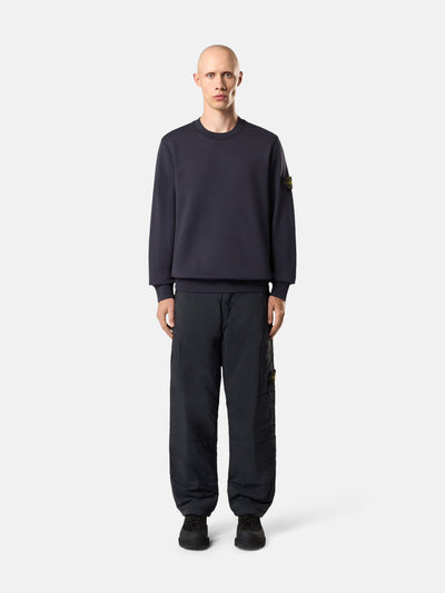 STONE ISLAND - Crewneck classic bleu foncé