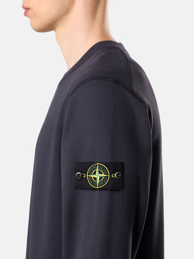 STONE ISLAND - Crewneck classic bleu foncé