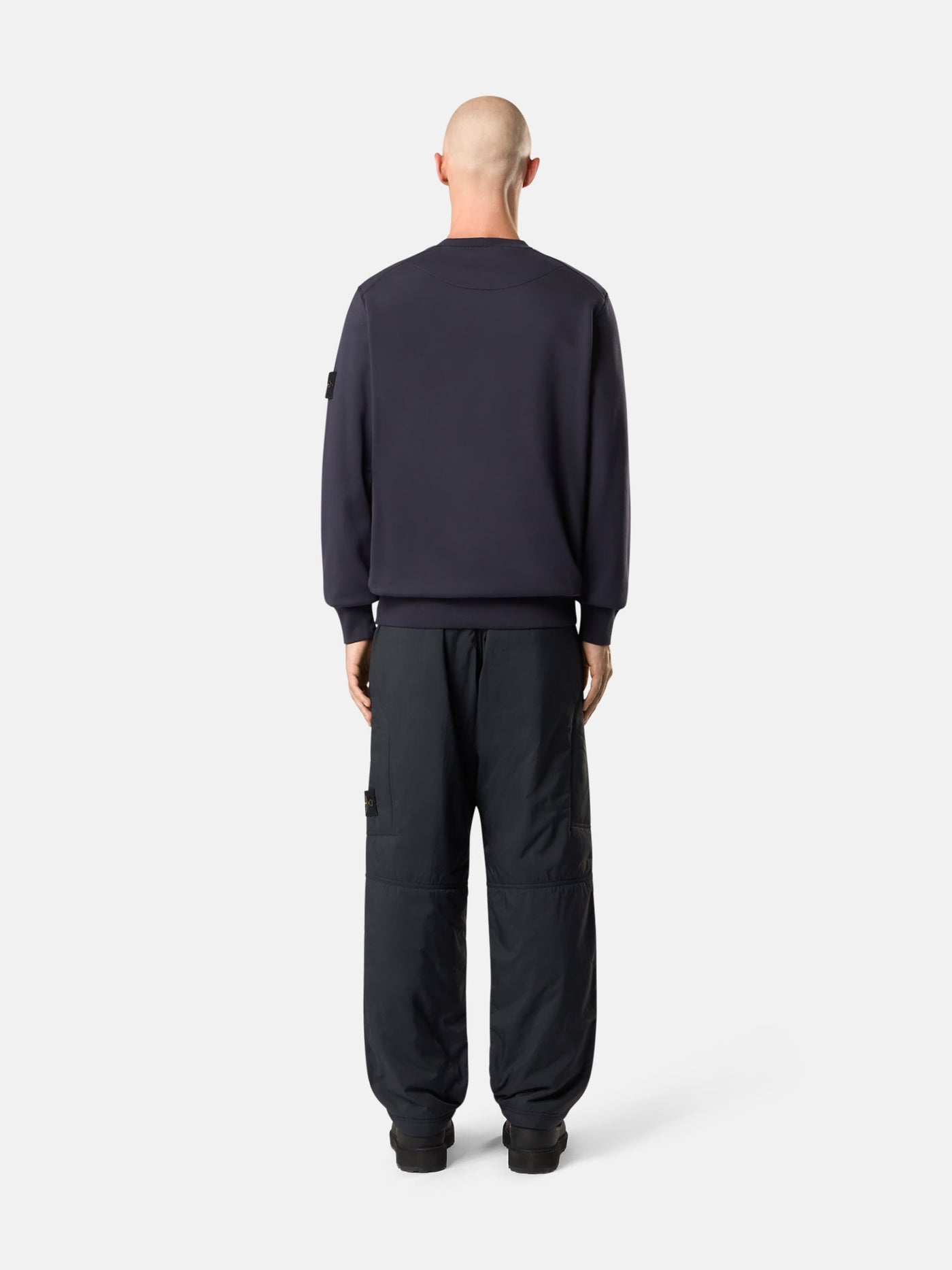STONE ISLAND - Crewneck classic bleu foncé