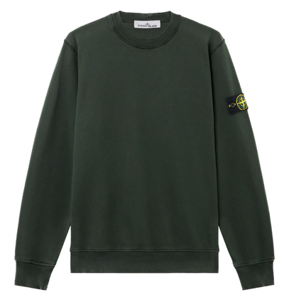 STONE ISLAND - Crewneck classic vert juniper
