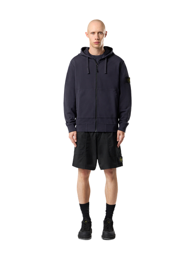 STONE ISLAND - Sweat-shirt zippé Bleu marine