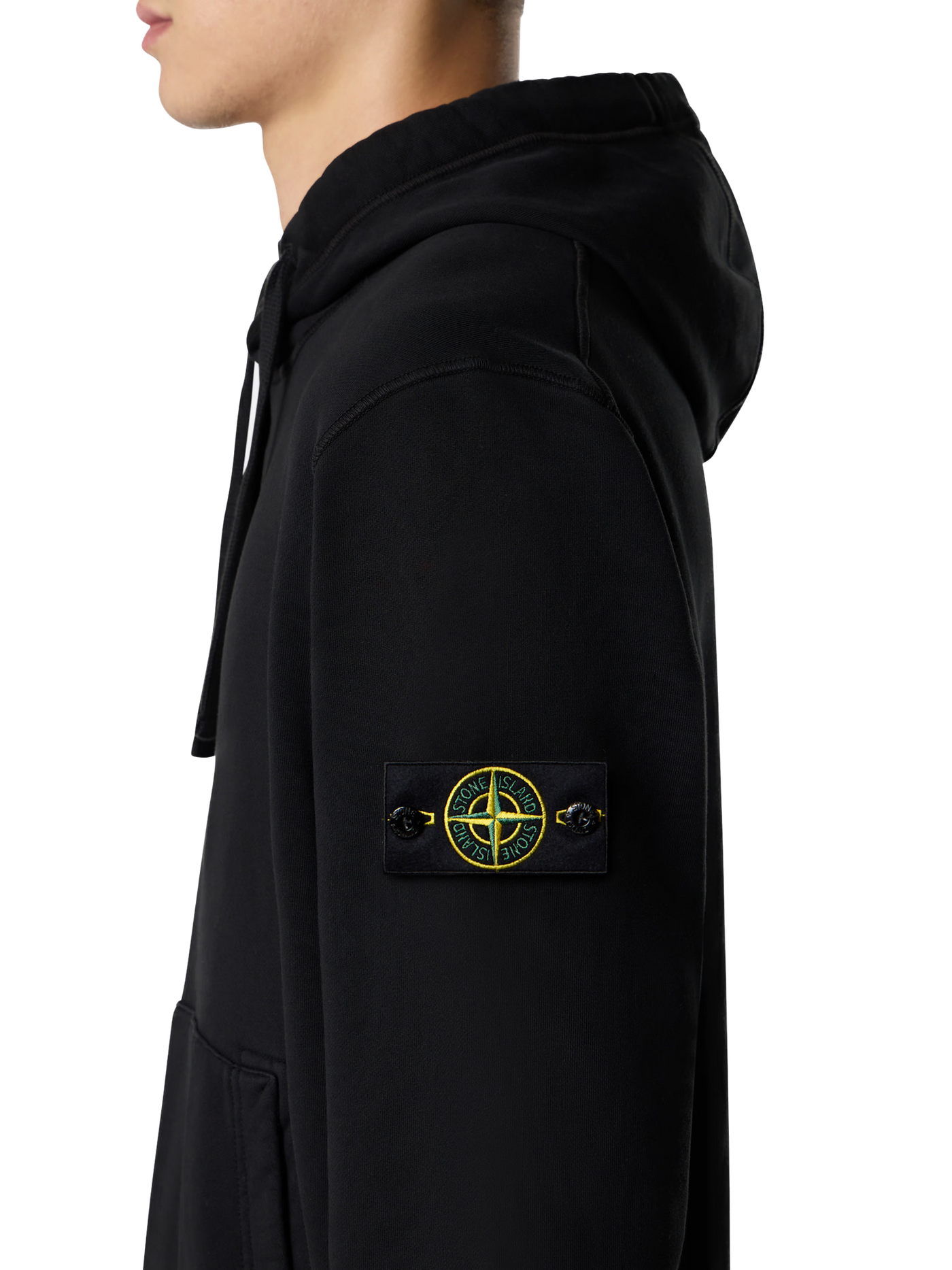 STONE ISLAND - Sweat-shirt à capuche coupe regular avec poche kangourou