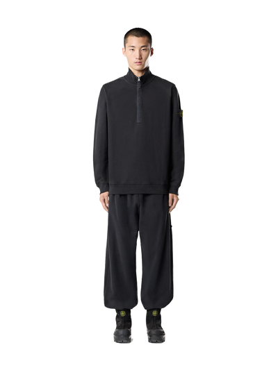 STONE ISLAND - Half-zip noir