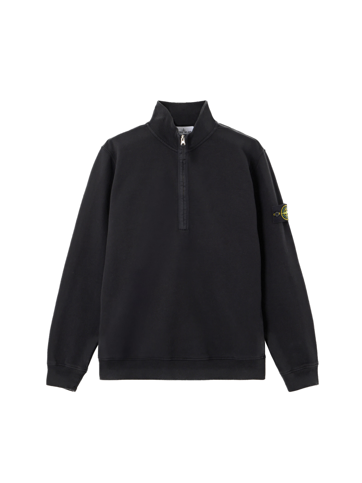 STONE ISLAND - Half-zip noir