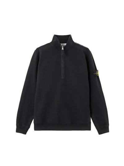 STONE ISLAND - Half-zip noir