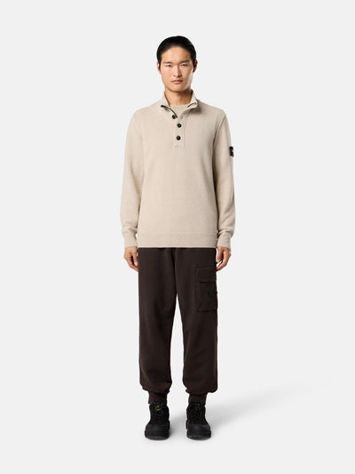 STONE ISLAND - Bas de survêtement régular gris plomb
