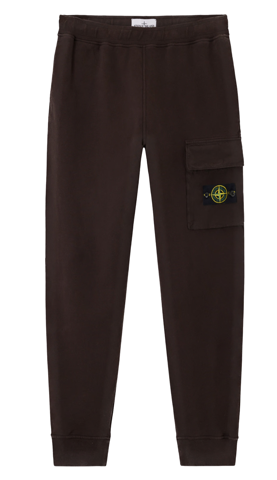 STONE ISLAND - Bas de survêtement régular gris plomb