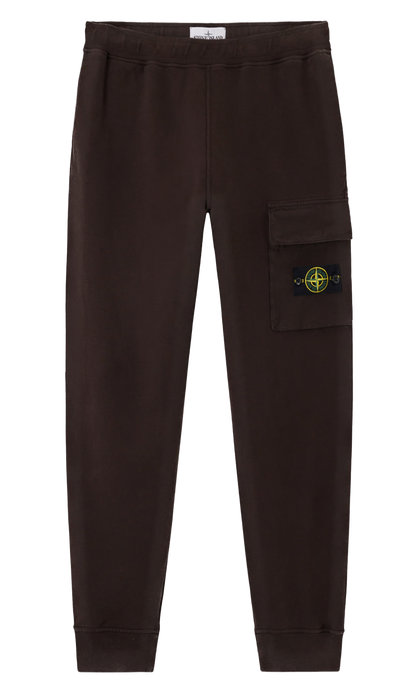 STONE ISLAND - Bas de survêtement régular gris plomb