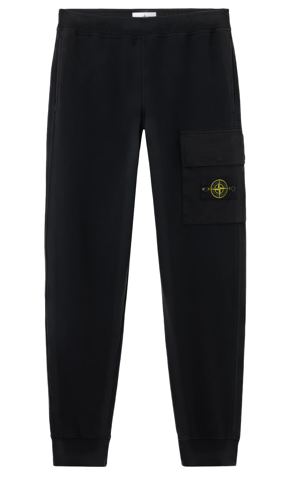 STONE ISLAND - Bas de survêtement régular noir