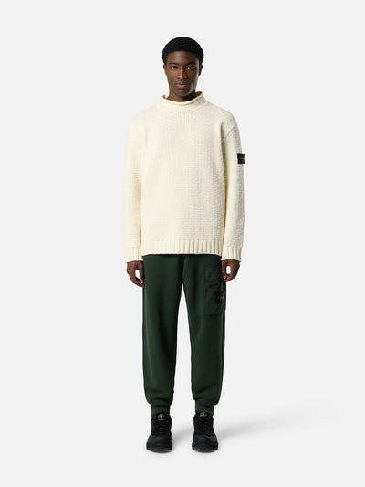 STONE ISLAND - Bas de survêtement régular vert
