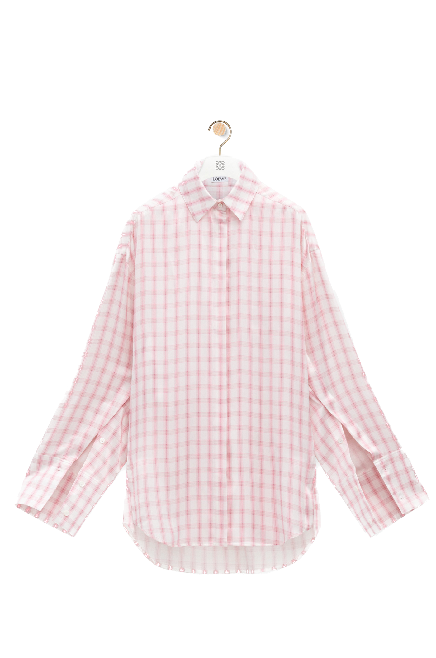 LOEWE - Chemise en soie à carreaux