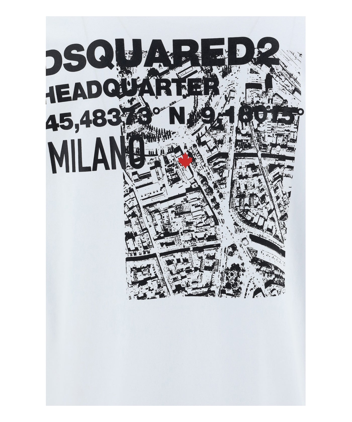 DSQUARED2 - Tee-shirt à imprimé blanc