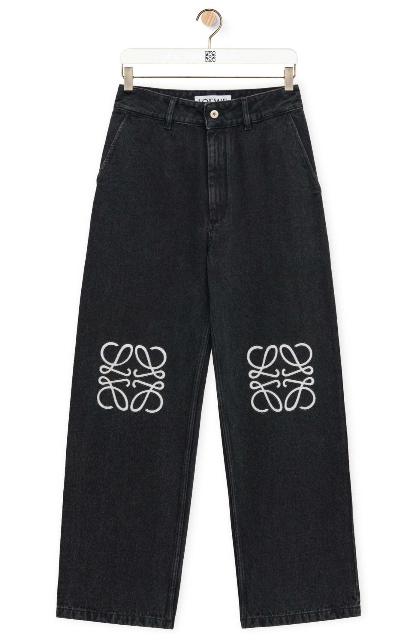 LOEWE - JEAN BAGGY ANAGRAM NOIR