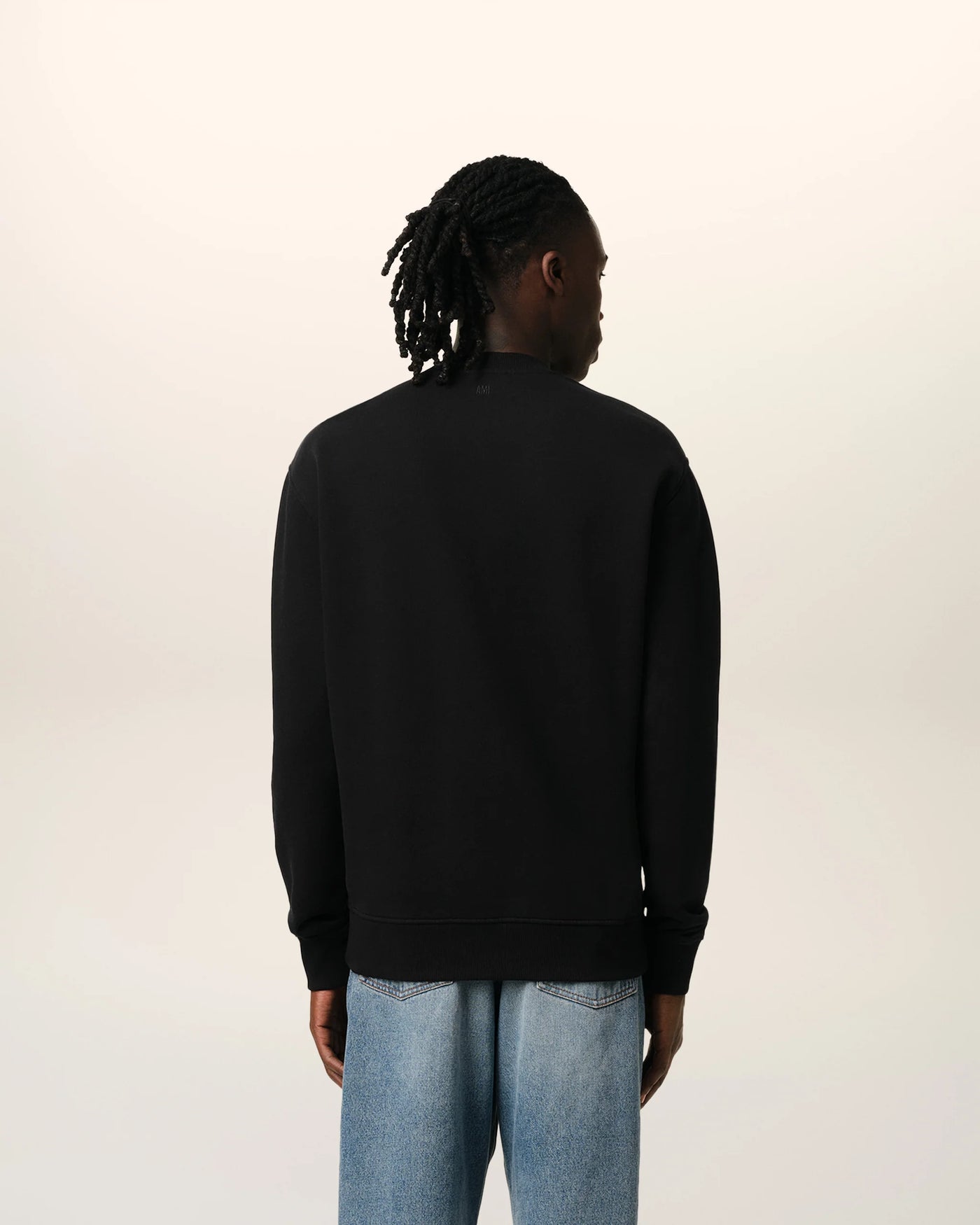 AMI PARIS - Sweatshirt Noir Ami de Coeur En Coton