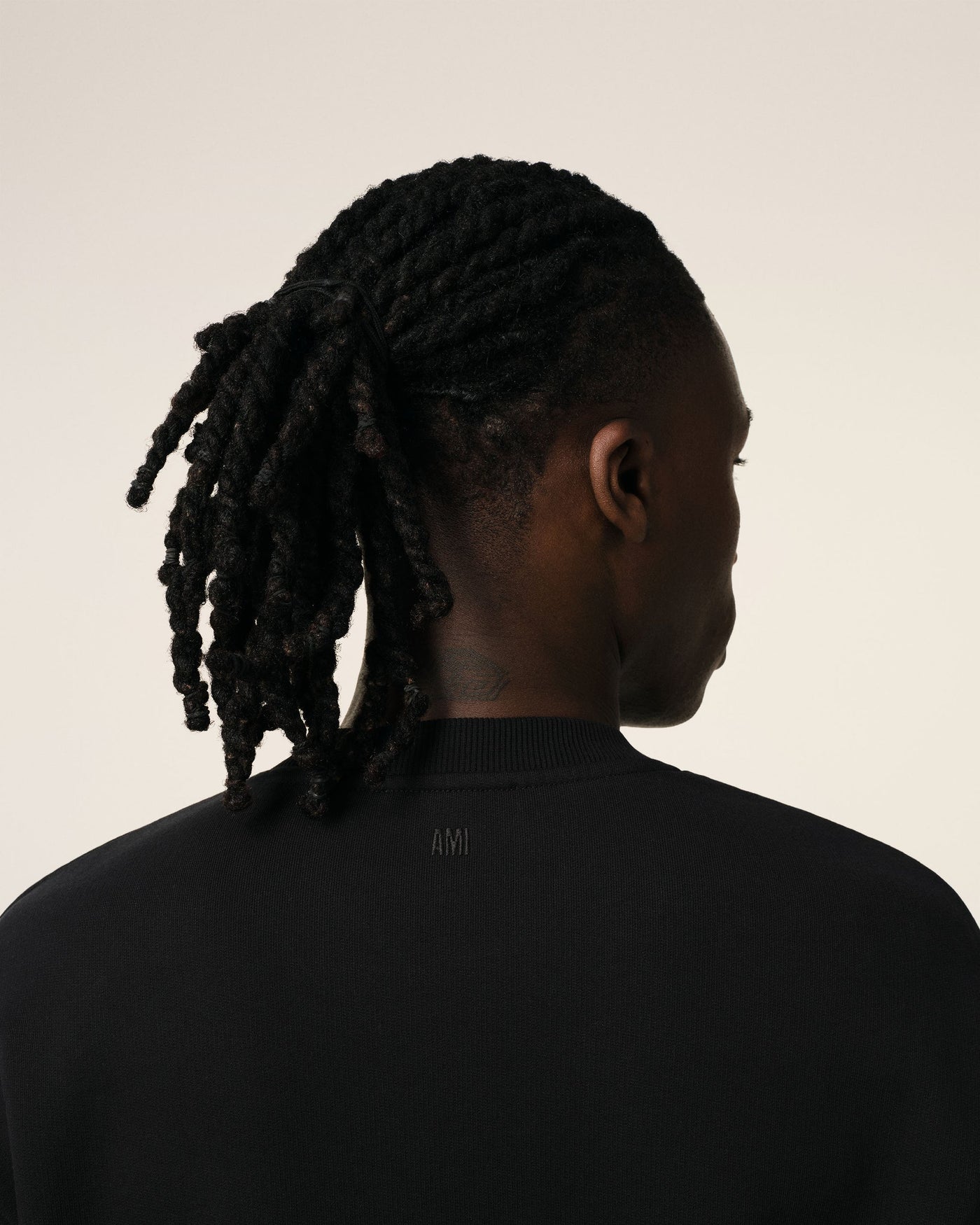 AMI PARIS - Sweatshirt Noir Ami de Coeur En Coton