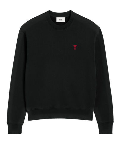 AMI PARIS - Sweatshirt Noir Ami de Coeur En Coton