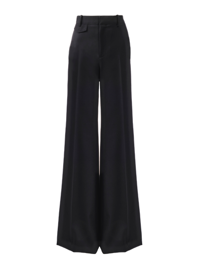 CHLOÉ - Pantalon flare fit noir