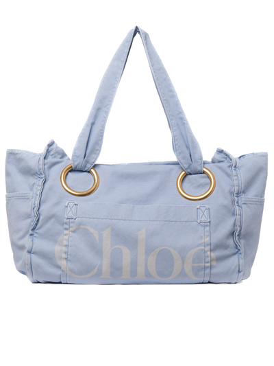 CHLOÉ - Sac cabas de plage moyen