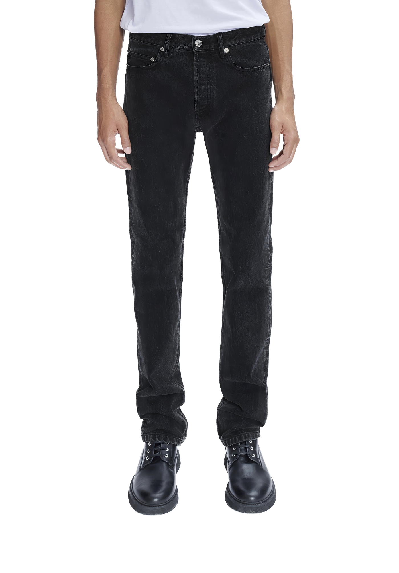 A.P.C - Jean New Standart Noir délavé