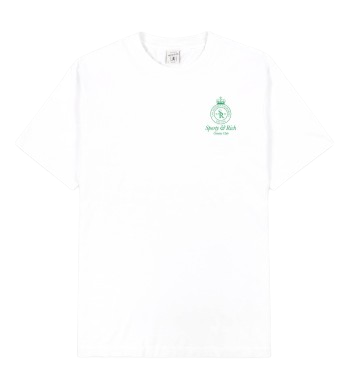 SPORTY & RICH - Crown Logo T-Shirt