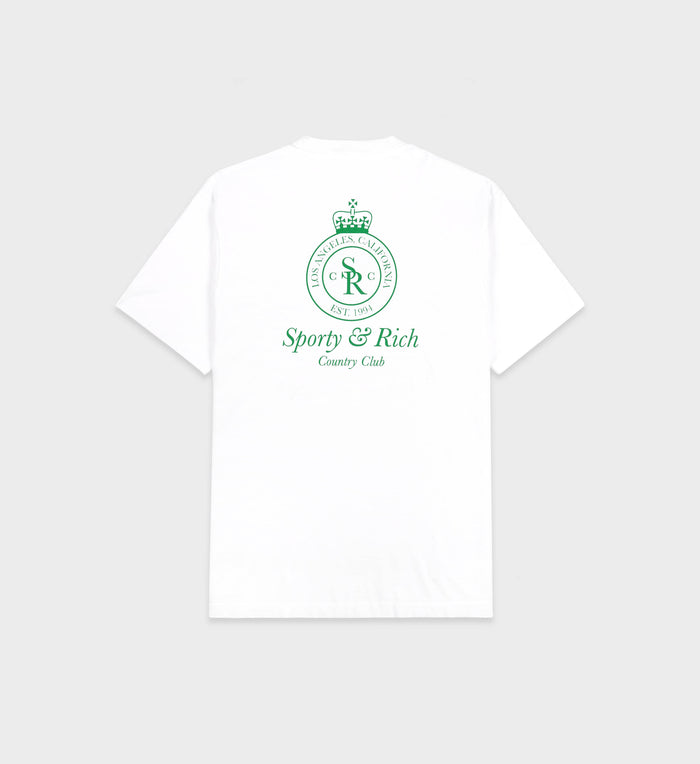 SPORTY & RICH - Crown Logo T-Shirt